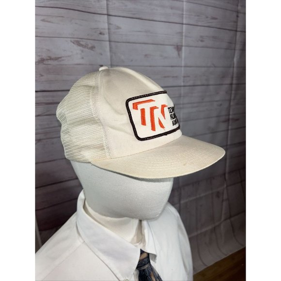 K Brand Texas Nuclear Hat Cap SnapBack White Mesh Trucker Patch Logo Austin TX - Picture 3 of 9